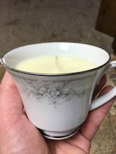 soy wax teacup candle