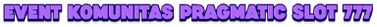 Cashback musiman PRAGMATICSLOT777