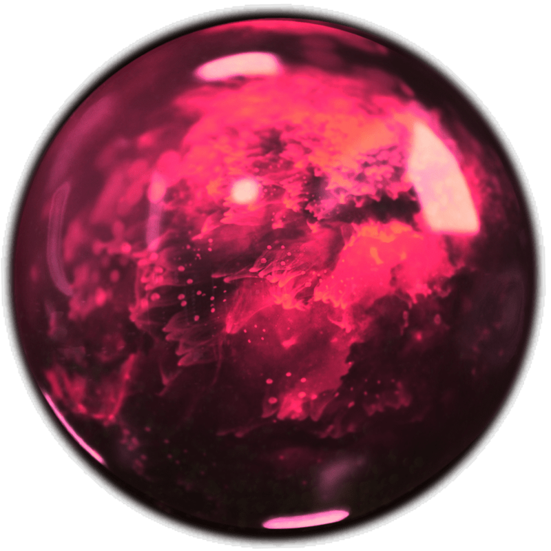 Dark Red Crystal Sphere