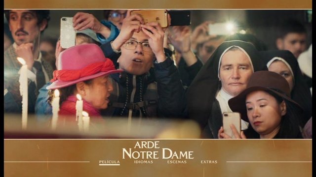 1 - Arde Notre Dame [DVD9 Full][Pal][Cast/Fra][Sub:Cast][Drama][2022]