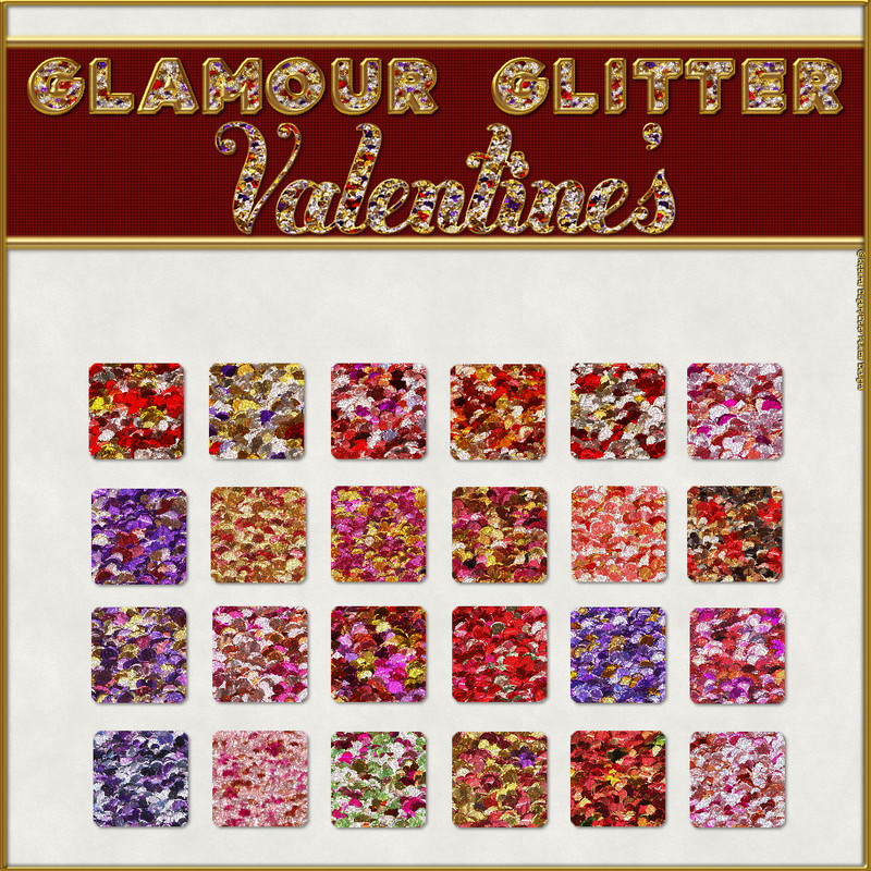 BLING! GLAMOUR GLITTER-Valentines Layer Styles