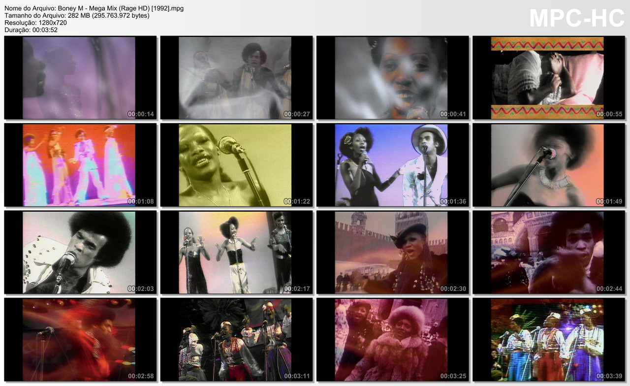 Boney M - Mega Mix (Rage HD) [1992]