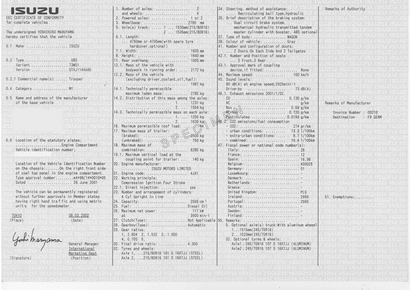 isuzu-certificate-of-conformity-COC