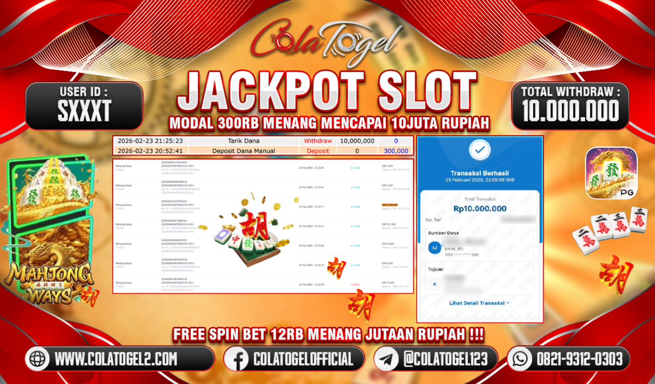 JACKPOT SLOT GACORR!!