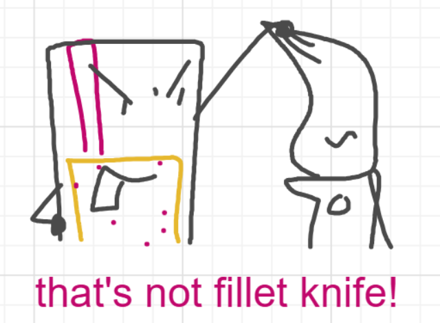 A panel from A Murder On The, episode six of the Board Boards object show by Furretwalk/WalkingFurret.