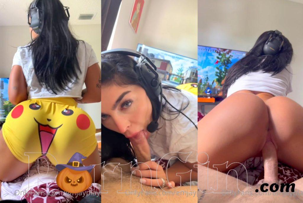 Emily Rinaudo Gamer Girl POV Blowjob Sex Video Leaked