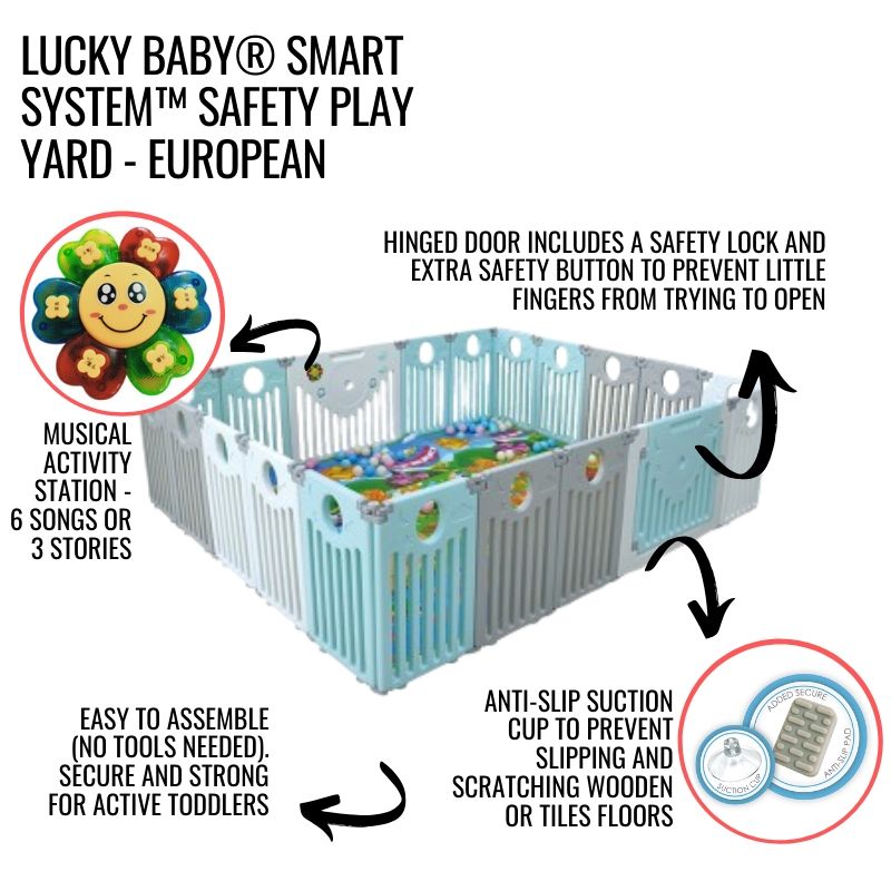 lucky baby play yard
