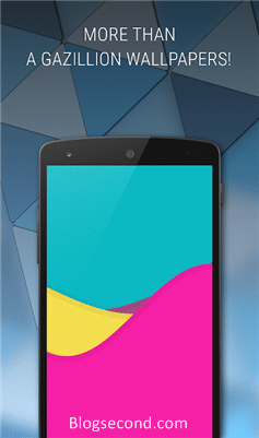 Gambaran dari Aplikasi Wallpaper Tapet di Android