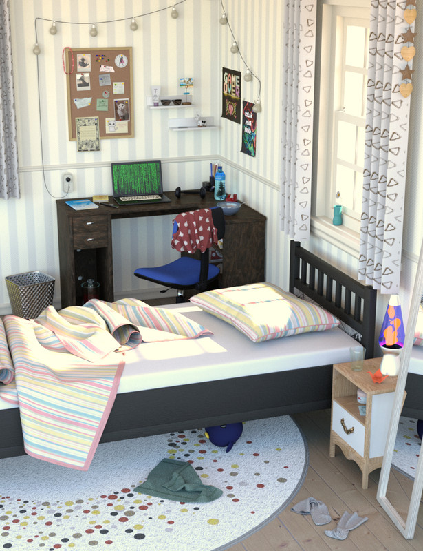 Messy Vignette Bedroom Messy Vignette Bedroom