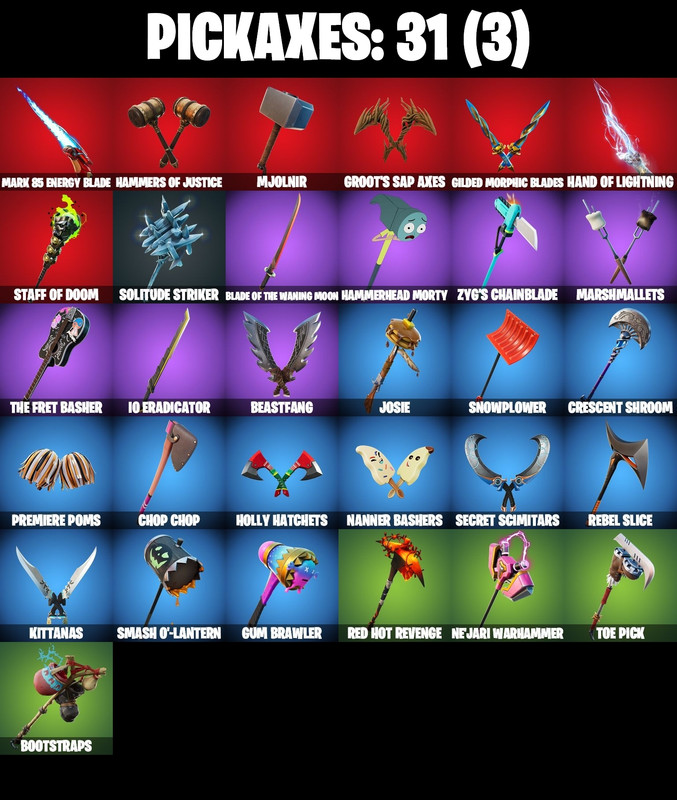 pickaxes comp