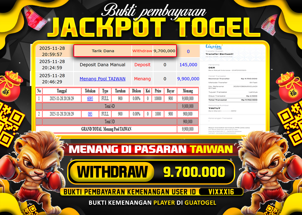 BUKTI JACKPOT LUNAS GUATOGEL