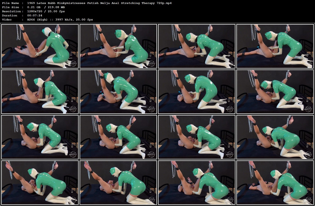 1969 Latex Rubb Kinkymistresses Fetish Nelja Anal Stretching Therapy 720p mp4