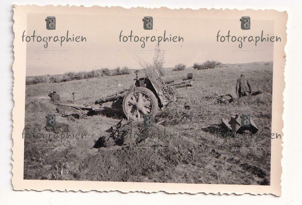 org. Foto Russland Nitschiskaja Don Süd Geschütz Artillerie 1942