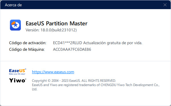 EASEUS Partition Master v18.0.0 Build 231012 [Particiona discos duros de forma profesional] 13-11-2023-14-34-49
