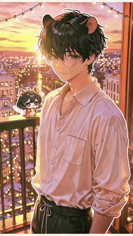 场景6：阳台 - 傍晚的共同微醺