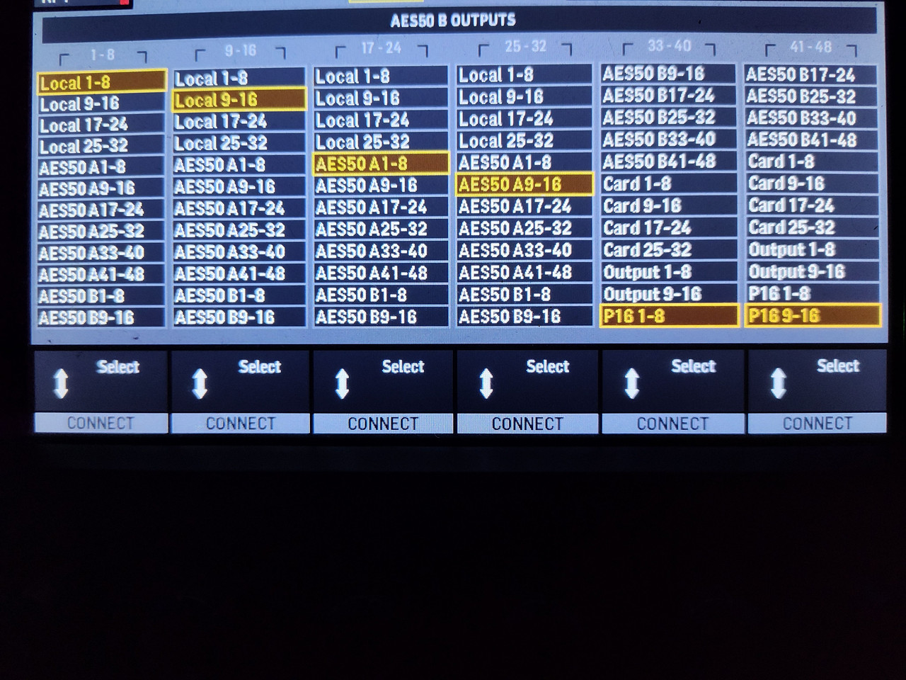 X32 block routing page