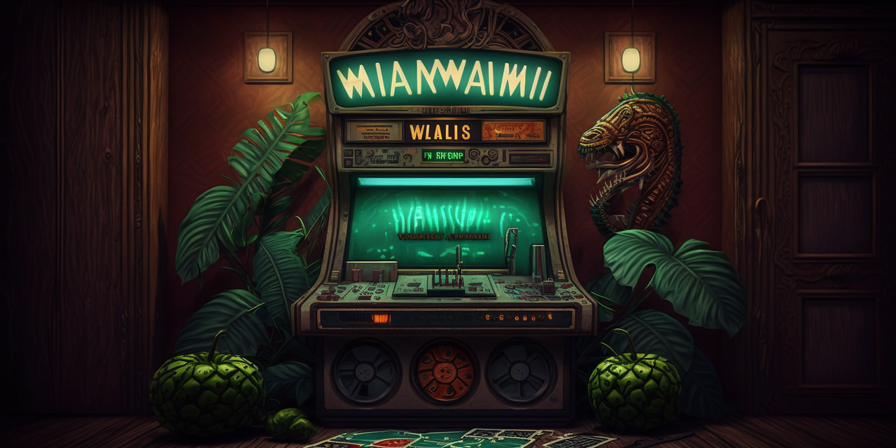 Wazamba casino room with W emblem