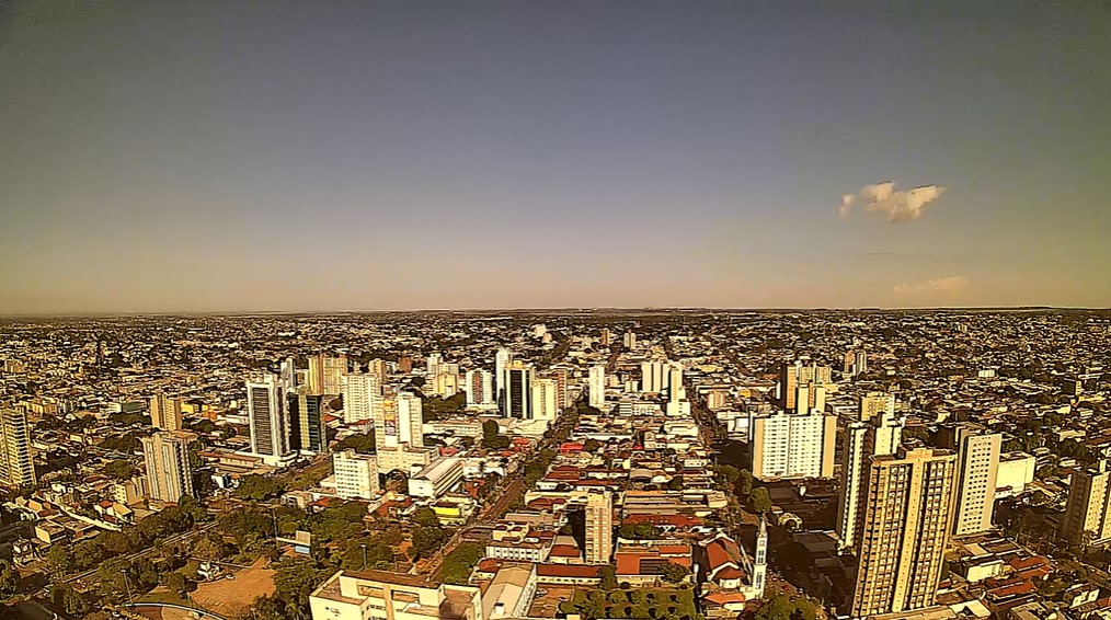 Campo Grande nesta manhã de segunda-feira