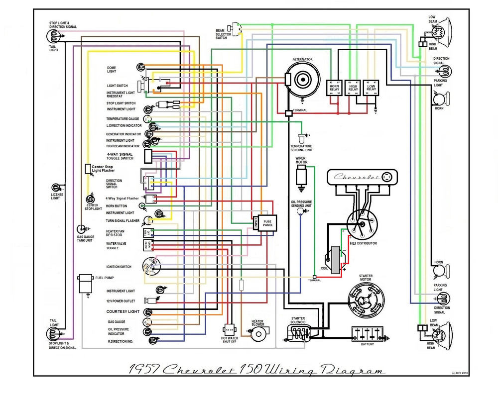 '57 hei wiring question - TriFive.com, 1955 Chevy 1956 chevy 1957 Chevy