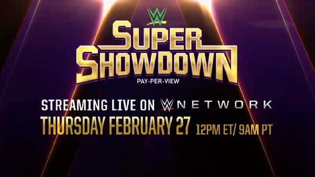  WWE Super Showdown 2020 