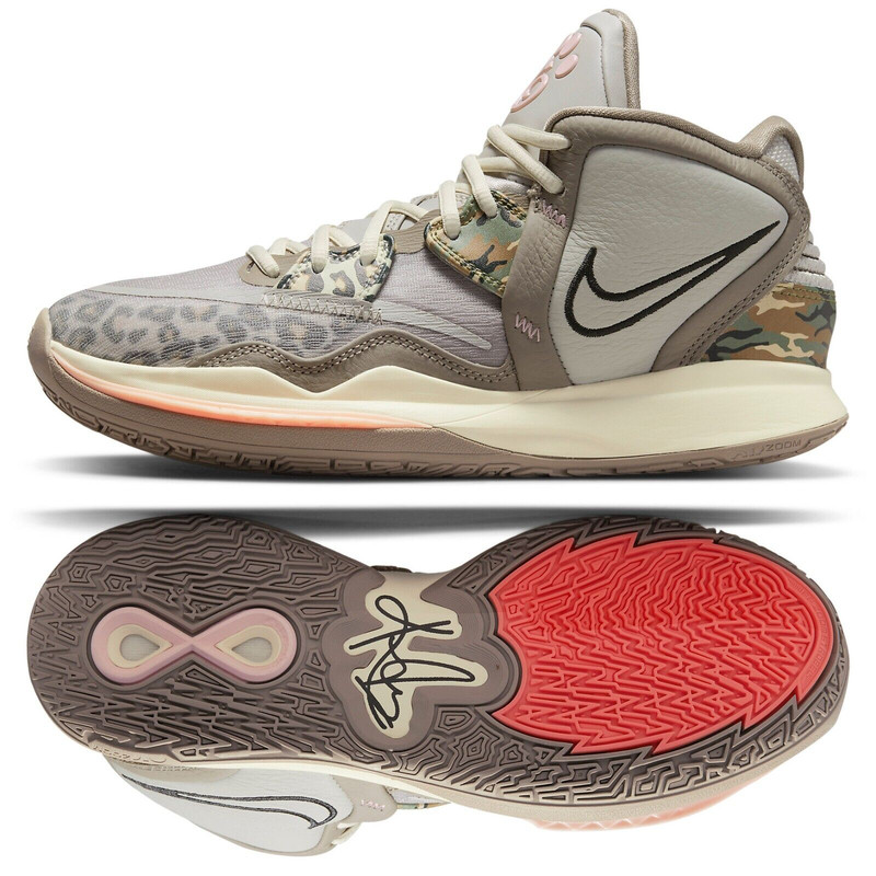 Nike Kyrie Infinity Leopard Camo CZ0204-006 Iron Ore/Moon