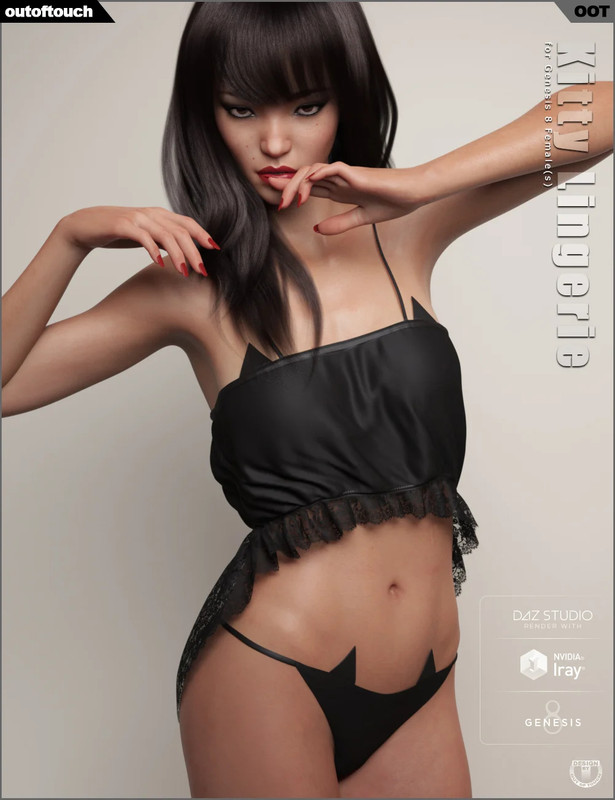 00 main kitty lingere daz3d