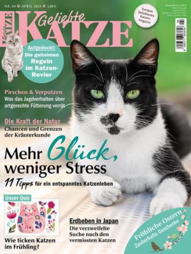 Cover: Geliebte Katze Magazin No 04 April 2024