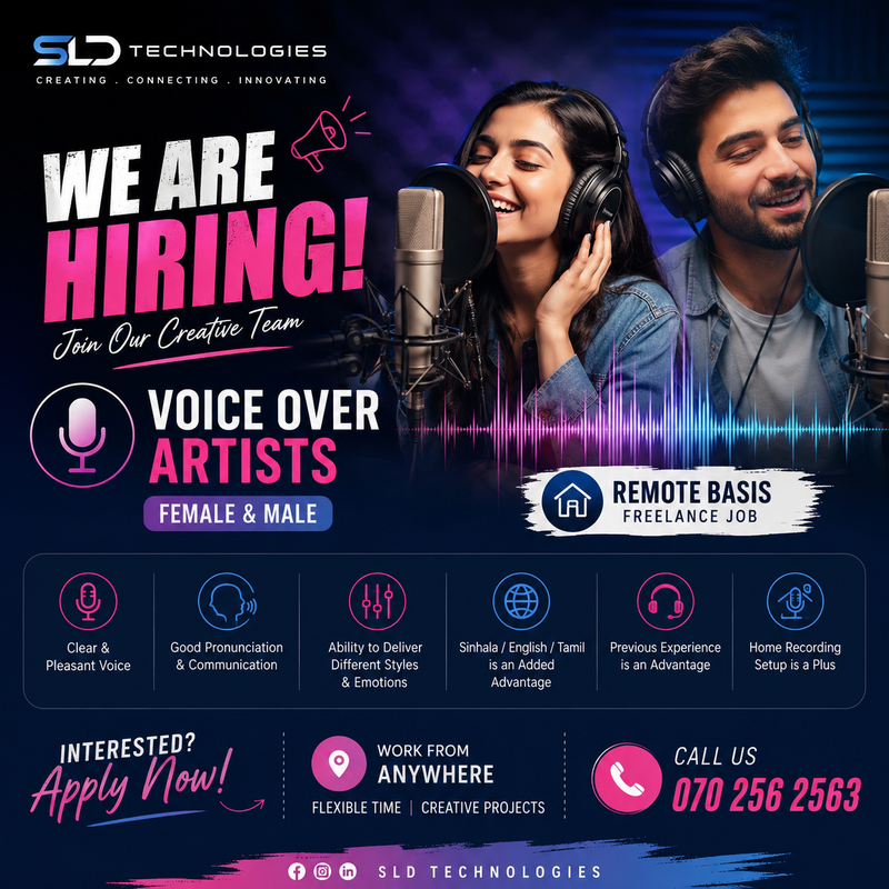 Voice Over Artist at SLD Technologies