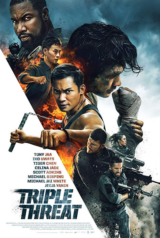 Triple Threat (2019) English Full Movie 720p HDRip  800MB Download