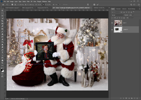 LSP Actions – The Nice List Santa Frames for photos