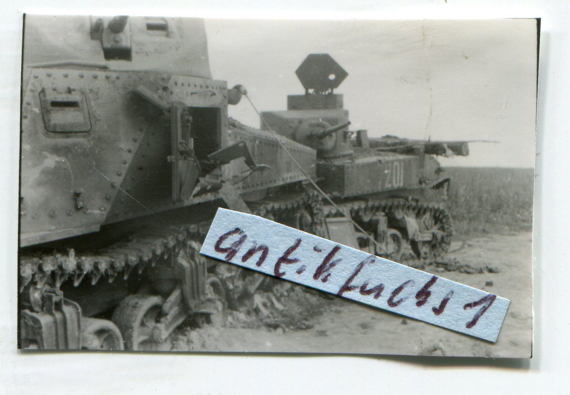 2 Front-Panzer  mit Kennzahlen in Rußland im 2.WK