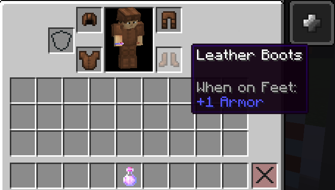 Potion application result