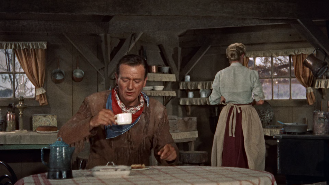 Hondo (1953) + Extras (1080p BluRay x265 HEVC 10bit AAC 5.1 English + French + Spanish + Portuguese r00t) [QxR]