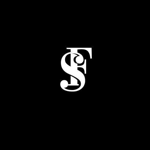 Black White Elegant Initial Font Logo (2)
