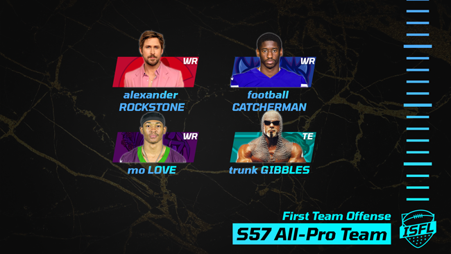 019 ISFL first team offense