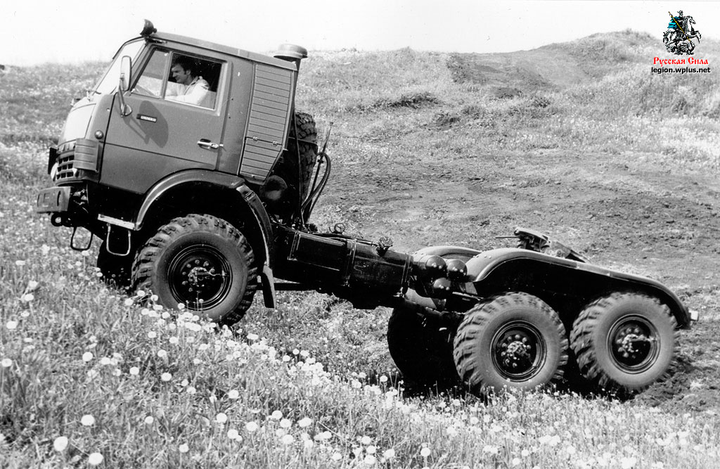 За рулём КамАЗ-4410 (1).