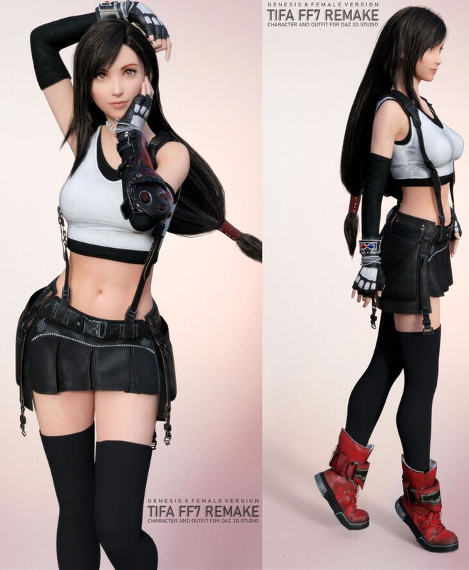 FF7 Tifa for G8F (Re Upload)