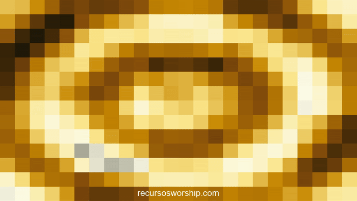 loop vj píxeles amarillo terracota efecto lente
