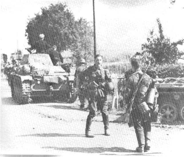 PzKpfw II de la 4º Division Panzer en St Pere, Francia, 1940