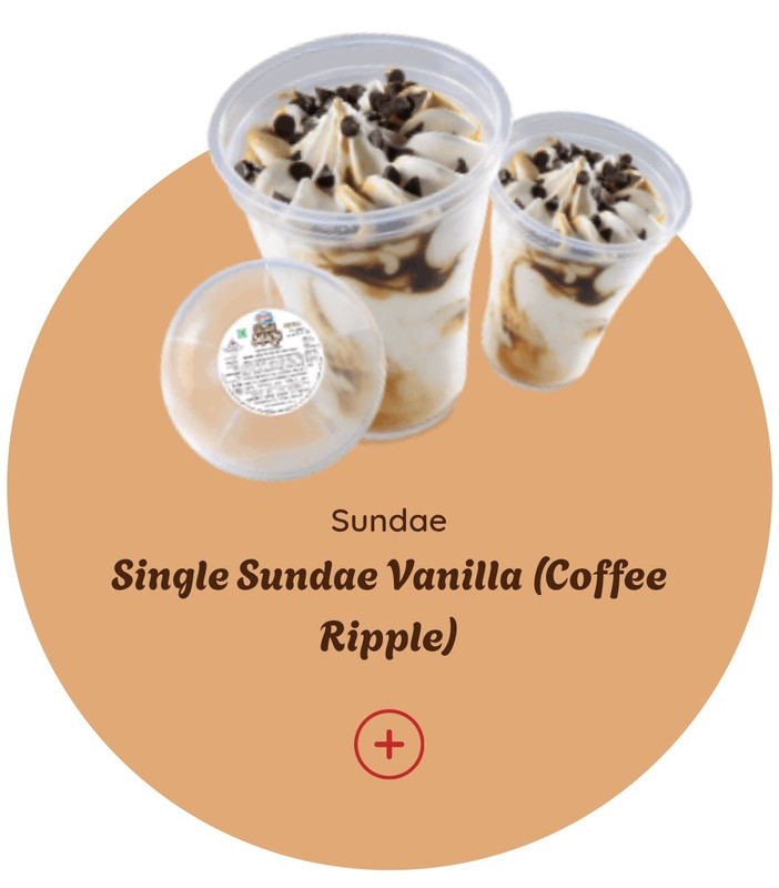 Sundae vanila & coffee