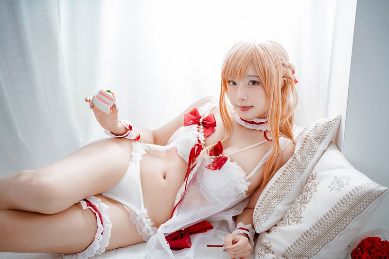切切Celia 亚丝娜内衣 Asuna Cosplay 写真图集 93P插图9