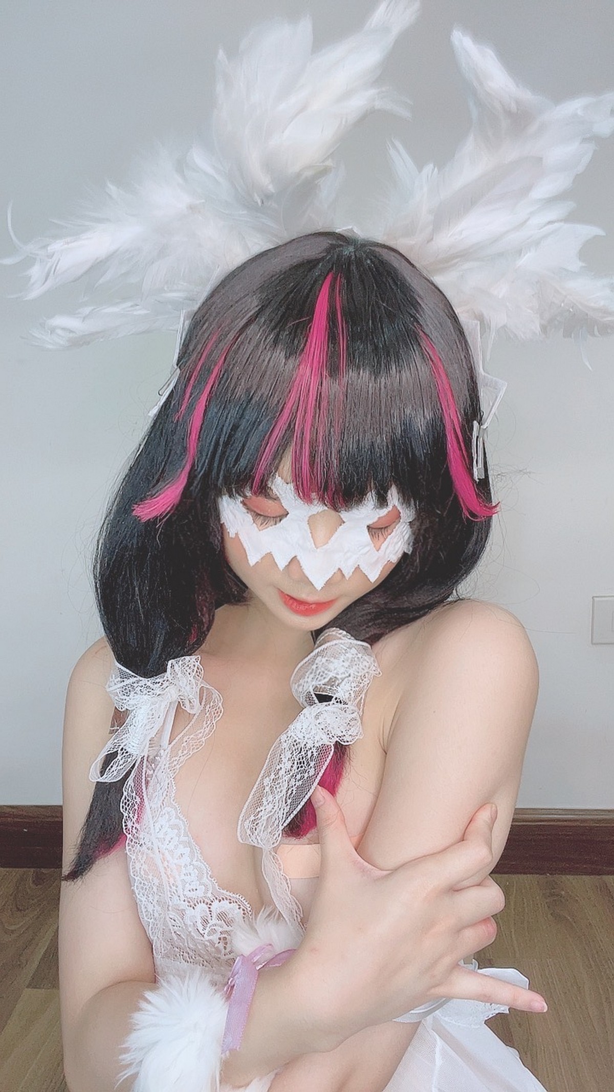 PoppaChan Columbina Cosplay Set (Genshin Impact Fatui) – 146 Photos 346MB插图9