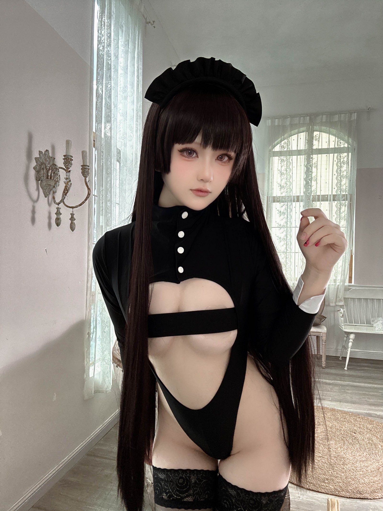 屿鱼 Yuyu 女仆主题 Cosplay 写真图集｜经典风格摄影（40P｜78MB）插图8