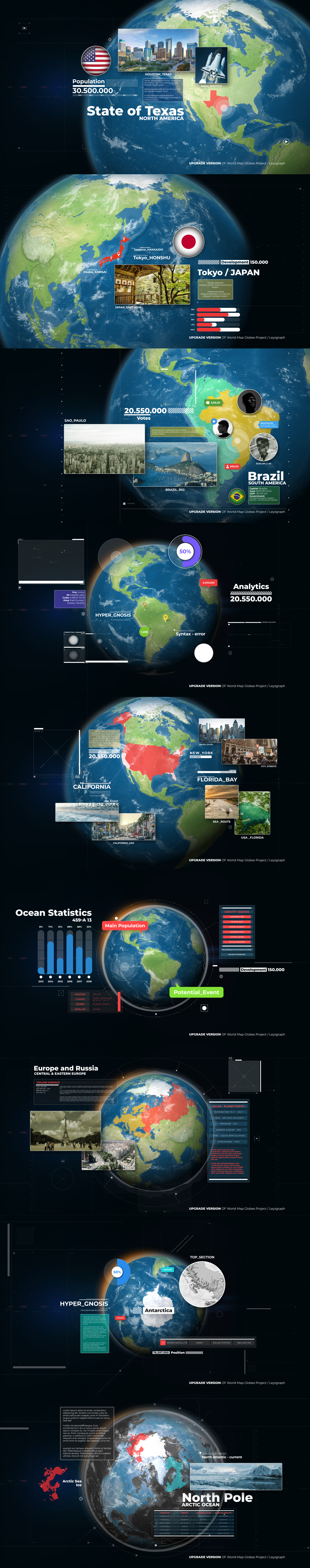 World Map Globes Ultra - 1