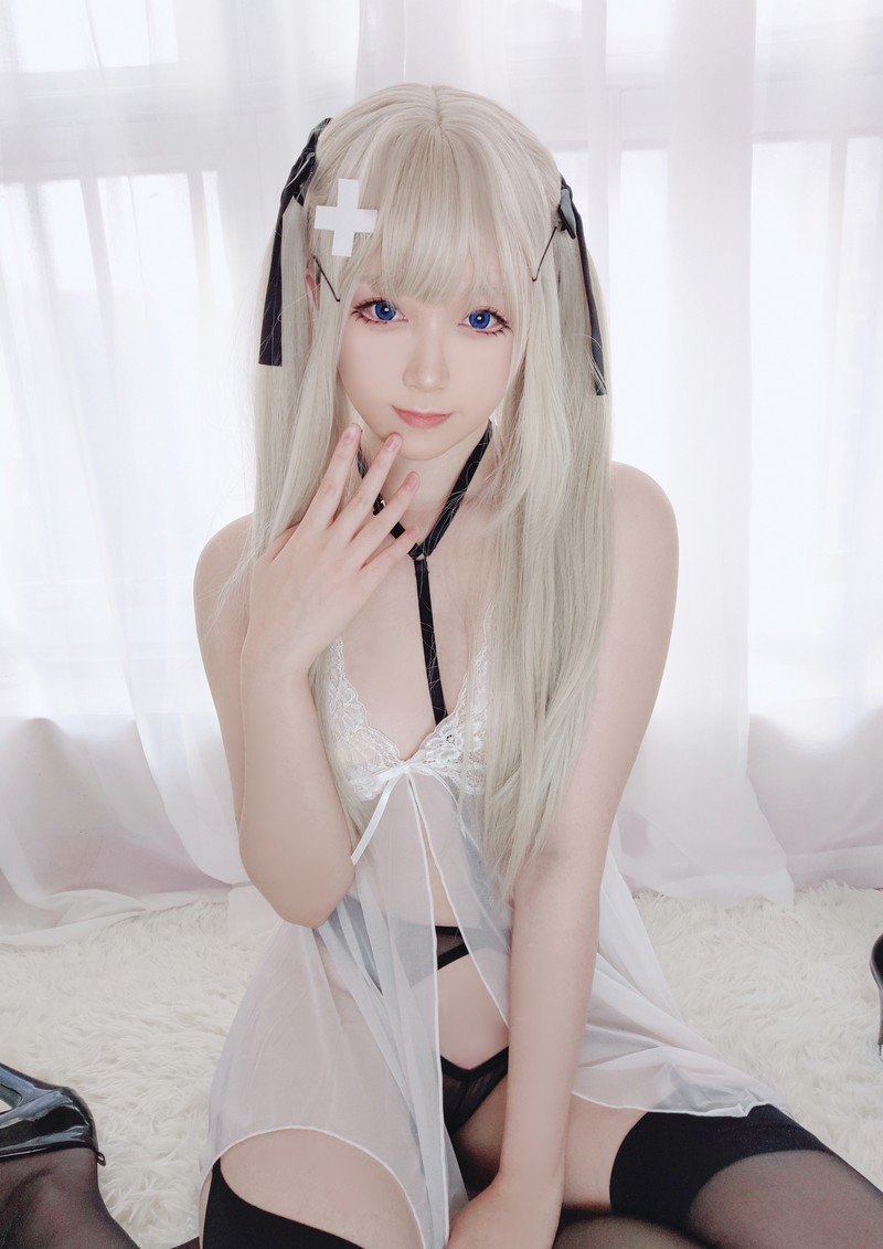 Asagiriai（愛ちゃん）情人节睡裙写真图集 浪漫主题高清美图 27P (171MB)插图6