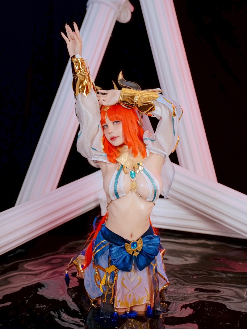 Joyce Lin2x Nilou Cosplay Genshin Impact 高清图集 53P插图1