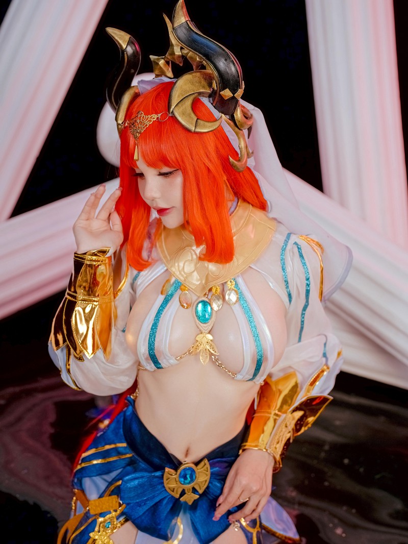 Joyce Lin2x Nilou Cosplay Genshin Impact 高清图集 53P插图3