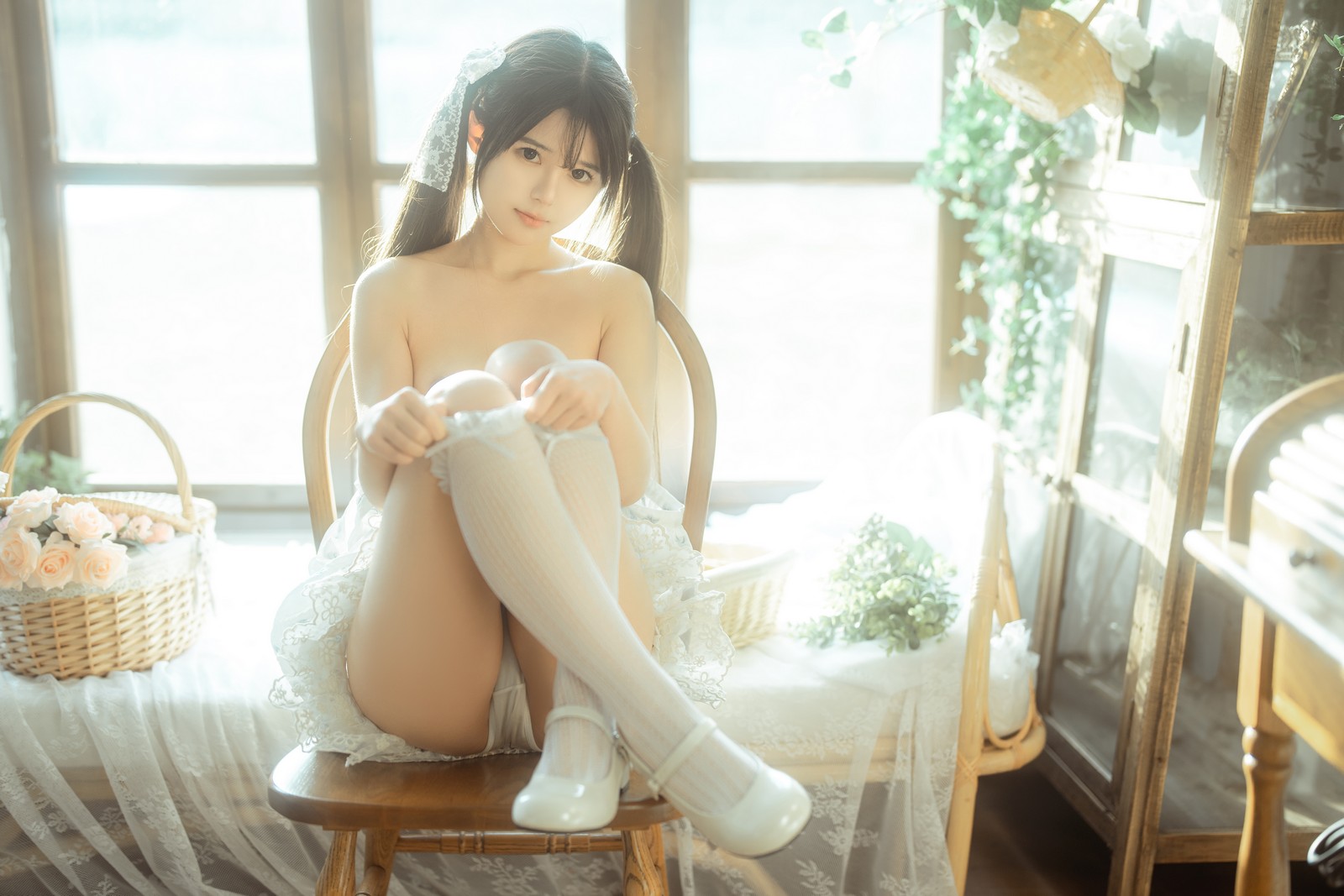 rua阮阮 花房 小裙子 写真图集｜甜系少女私房摄影（54P｜661MB）插图3