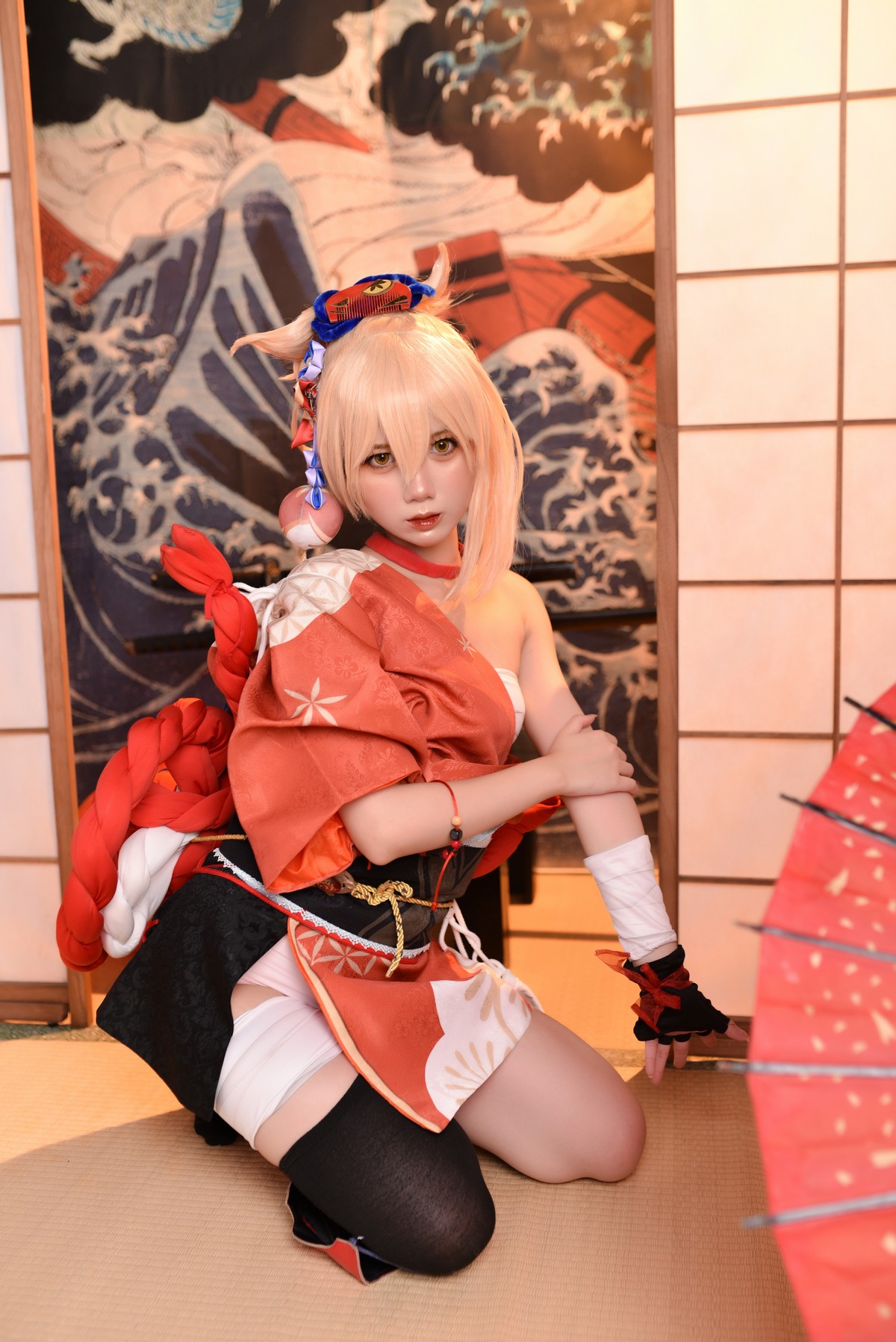 PoppaChan Yoimiya Cosplay (Genshin Impact) HD Photos – 80 Images 270MB插图6