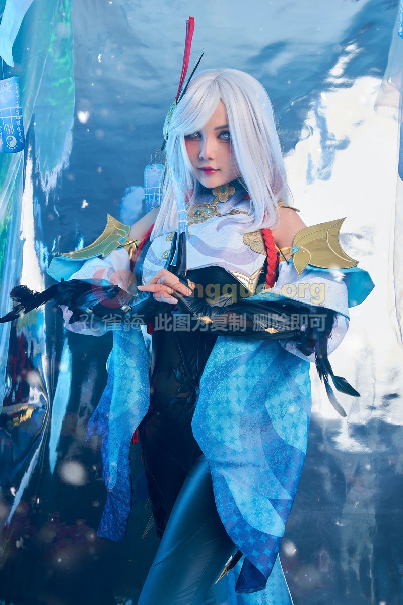 Joyce Lin2x Shenhe Cosplay Genshin Impact 写真集 89P插图5